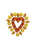 Corazon naranja