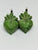 Corazón verde detallado