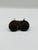 Aretes símbolo negro con natural