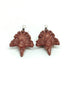 Aretes Colibri Rojo Esmaltado