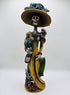 Catrina vestido amarillo con mezcal y ave
