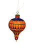Trompo alebrije naranja con azul rey