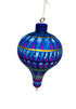 Trompo alebrije azul con rosa