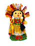 Muñeca Lele rojo con doraddo