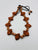 Collar corazon mini (9) cuentas natural