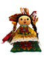 Muñeca Lele rojo con doraddo