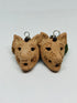 Aretes de Xoloitzcuintle natural