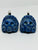 Aretes Xochipilli azul esmaltado