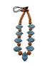 Collar Corazon Mini Azul (9)