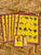 Loteria nahuatl español en color amarillo