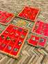 Loteria nahuatl - espanol en color rojo